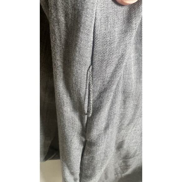 Frank And Oak Size Large Minimalist Black Chambray Career Button‎ Up Shirt Dress - Picture 8 of 9